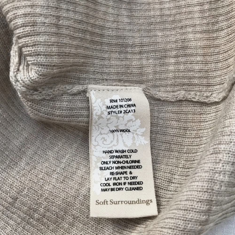 Soft Surroundings Turtleneck Pullover Quarter Zip… - image 4